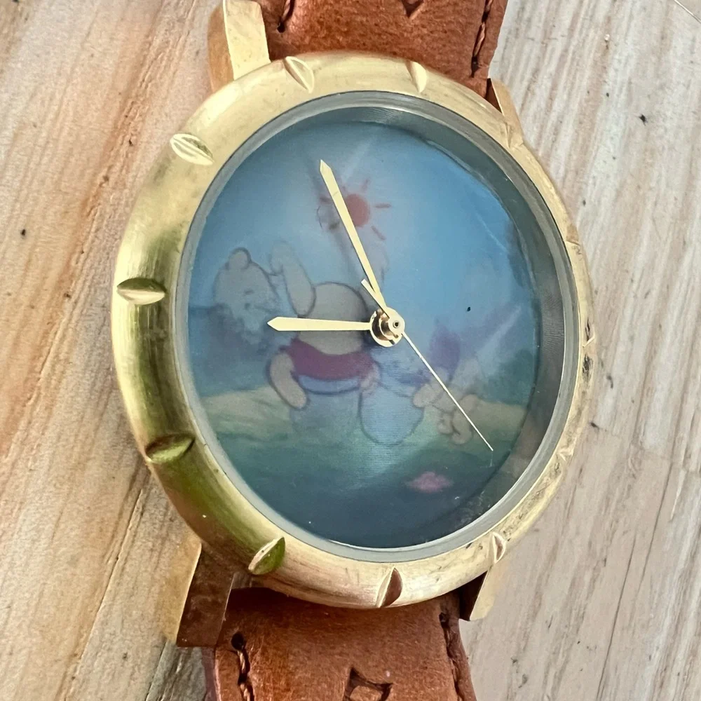 1990’s Musical Timex Hologram Disney Winnie-the-Pooh Watch NEW BATTERY